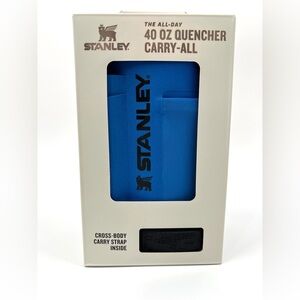 STANLEY All Day Quencher Carry All bag for 40 oz Tumbler with Handle Blue New